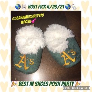 Forever collectibles small A’s slippers 💕